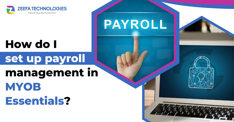 How do I set up payroll management in MYOB Essentials?